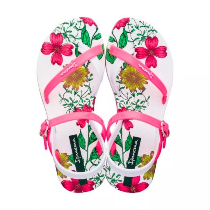 Chanclas Ipanema con tonos rosas y estampado de flores