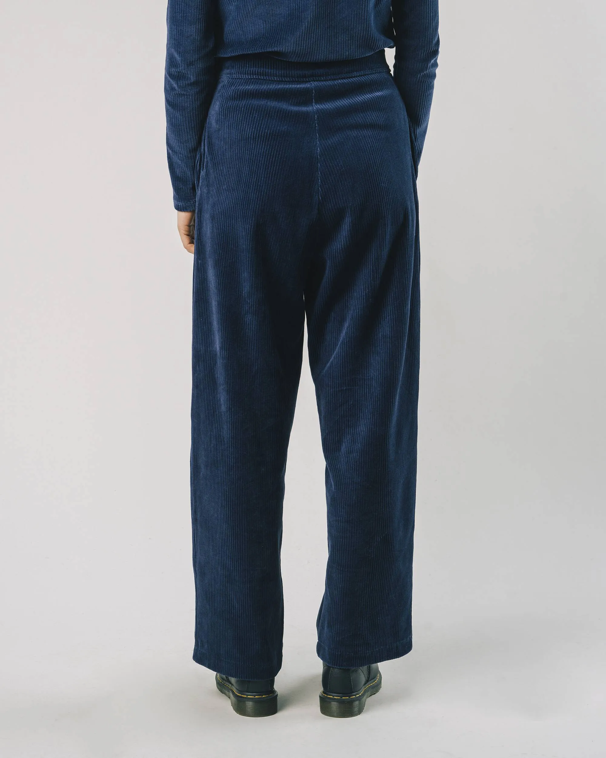 Corduroy Oversized Pants Navy