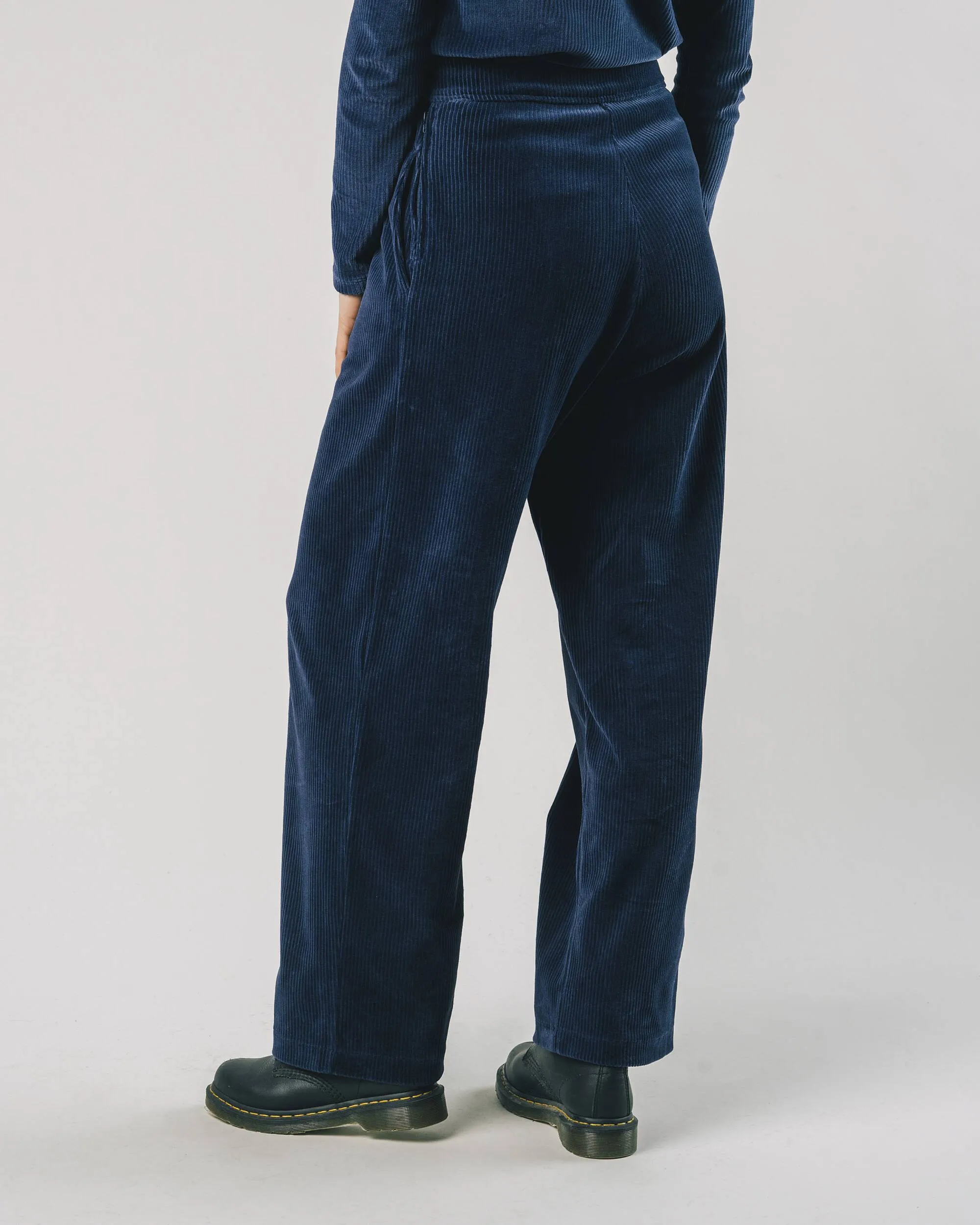 Corduroy Oversized Pants Navy