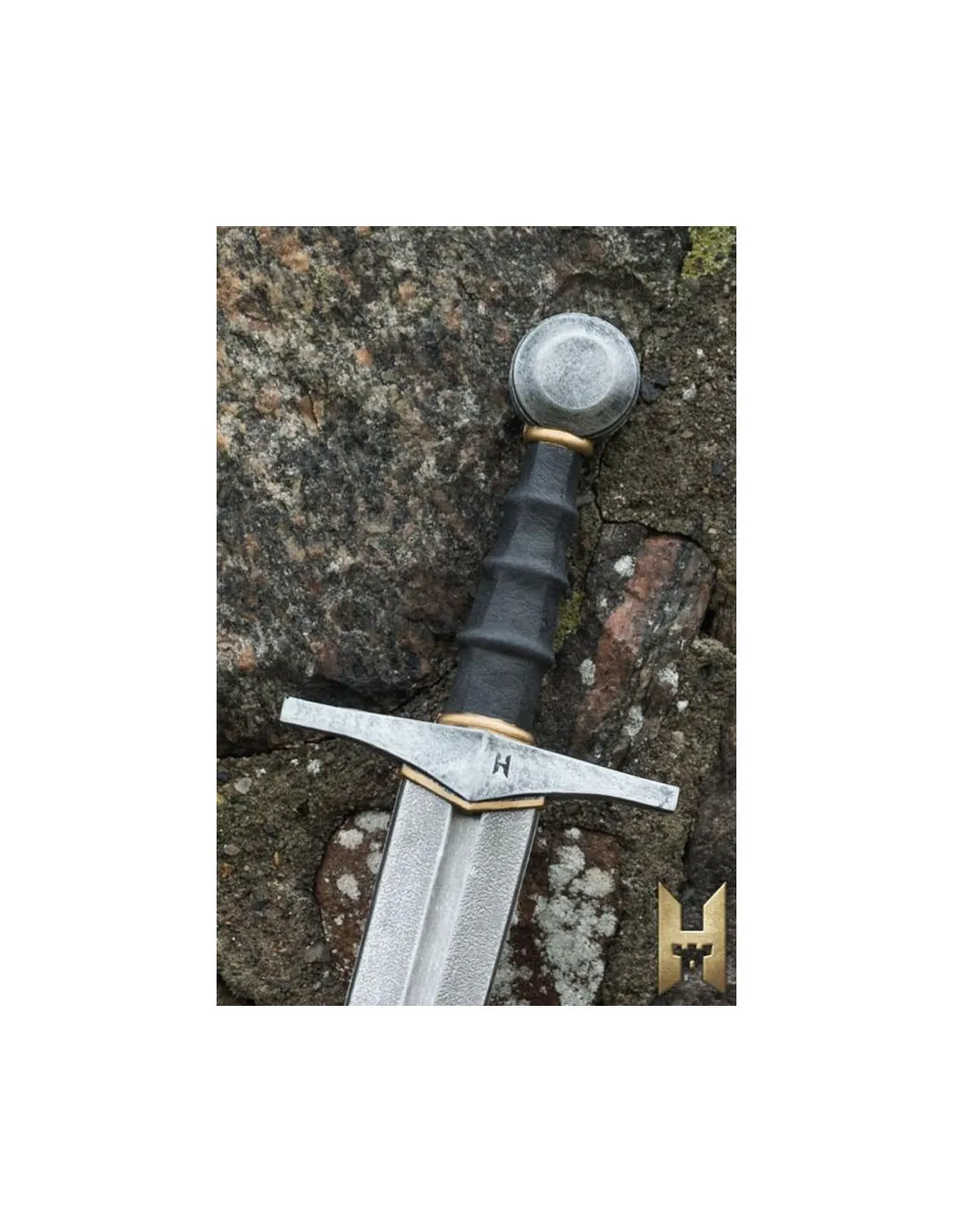 Espada de caballero serie Stronghold 87cm, color metal