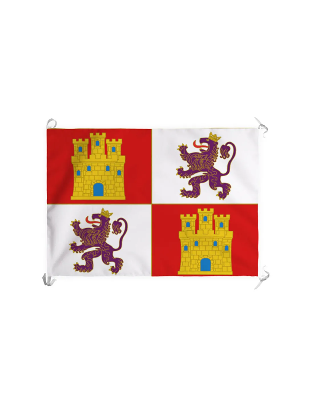 Estandarte-Bandera Medieval de la Corona de Castilla. Año 1230 (70x100 cms.)