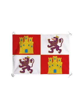 Estandarte-Bandera Medieval de la Corona de Castilla. Año 1230 (70x100 cms.)