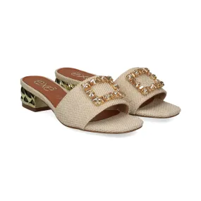 EXE Sandalias planas de Mujer BEIGE