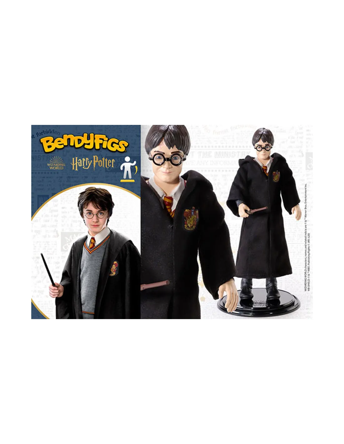 Figura en miniatura de Harry Potter, Toyllectible Bendyfigs