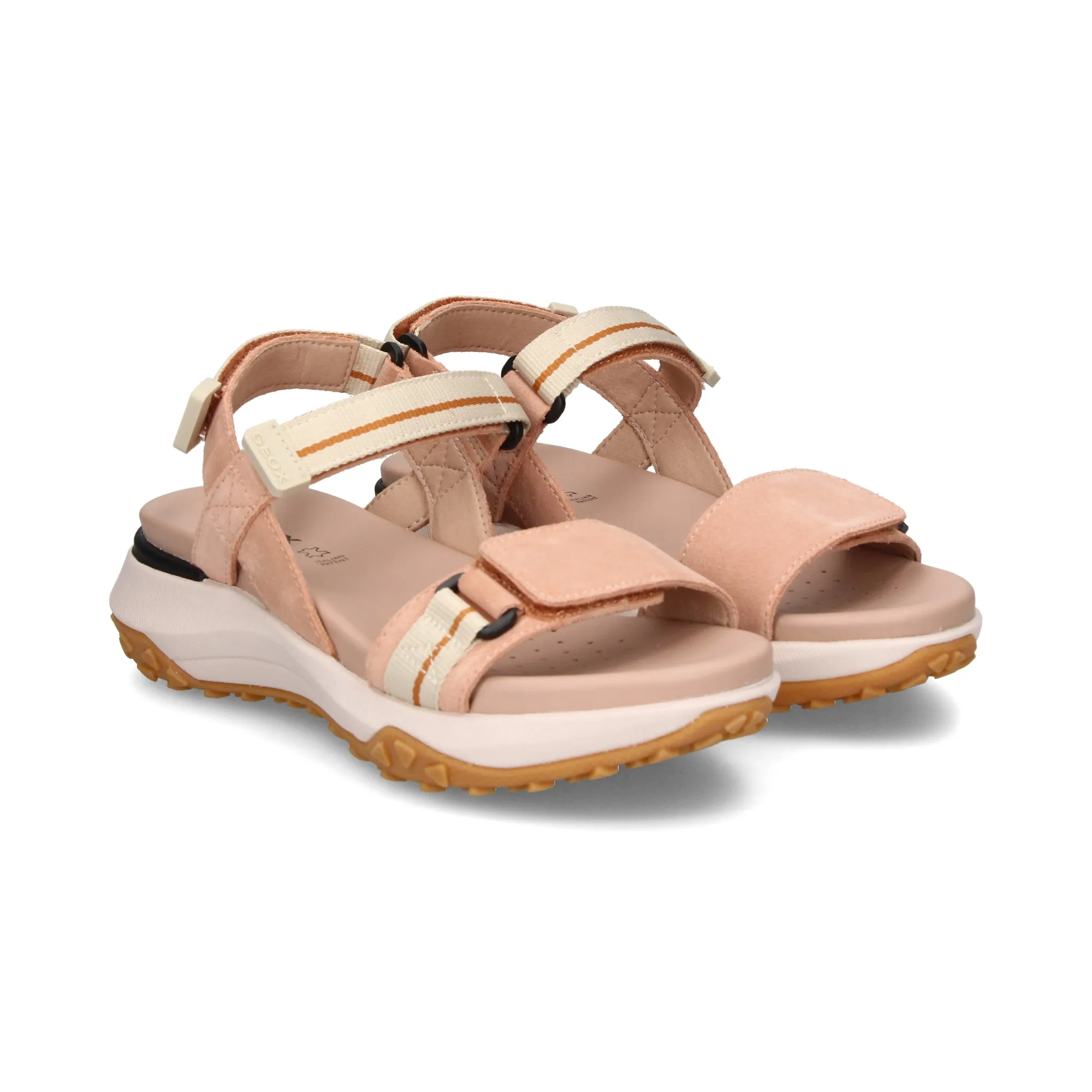 GEOX Sandalias planas de Mujer C8155 PEACH/BEI