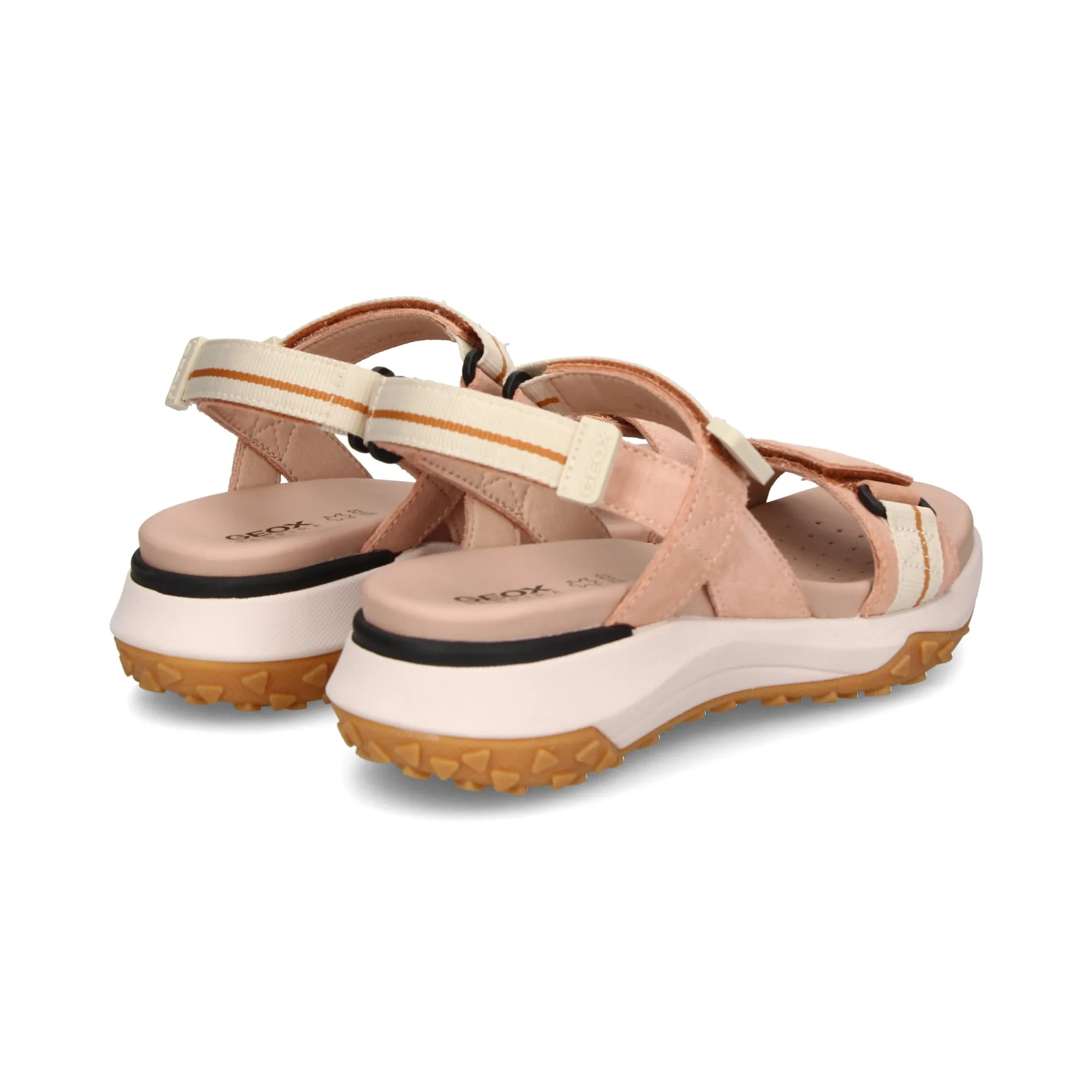 GEOX Sandalias planas de Mujer C8155 PEACH/BEI