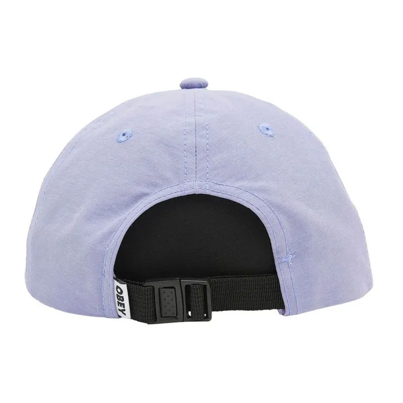 Gorra Obey: Obey Lower Case Tech 6 Panel (Lavender)