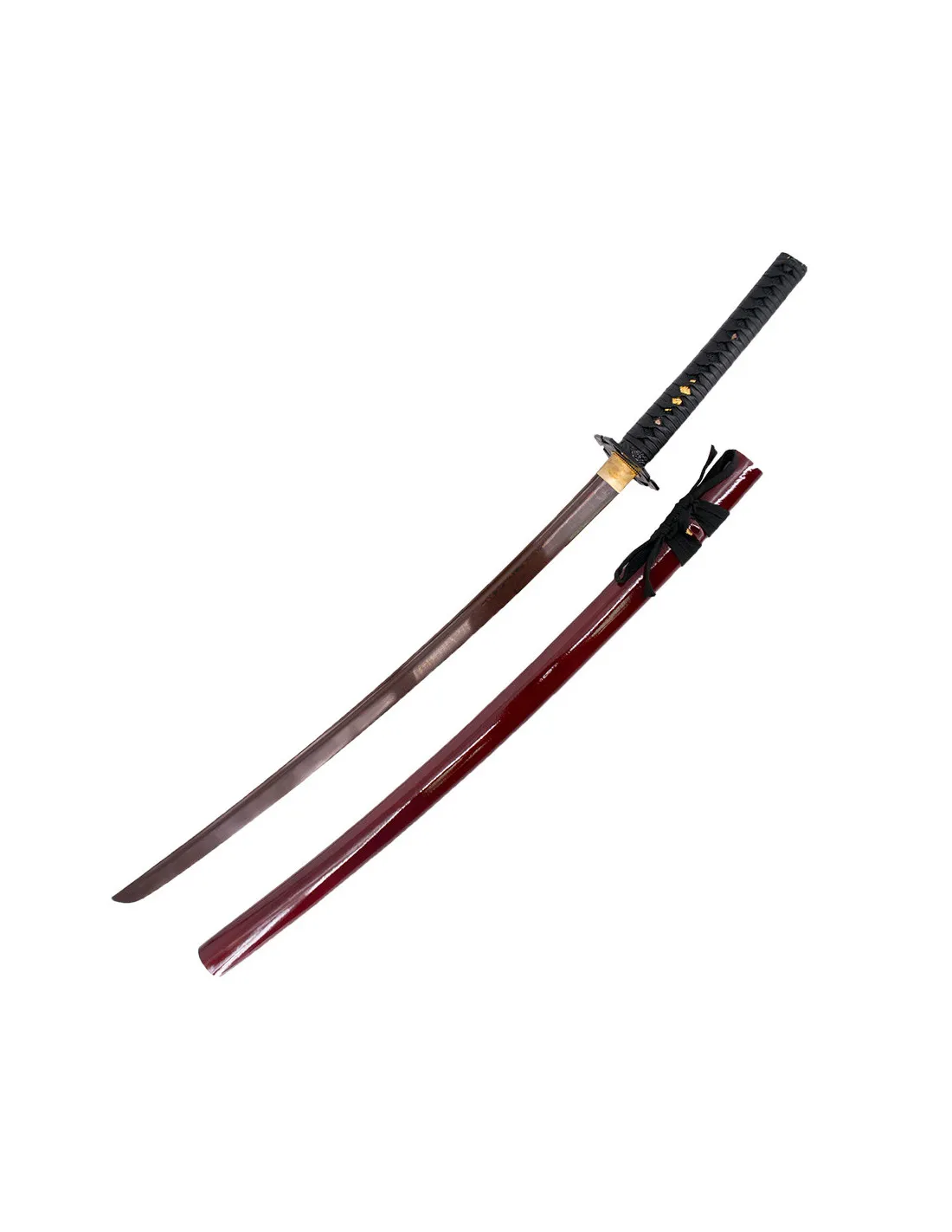 Katana de práctica básica color rojo con caja