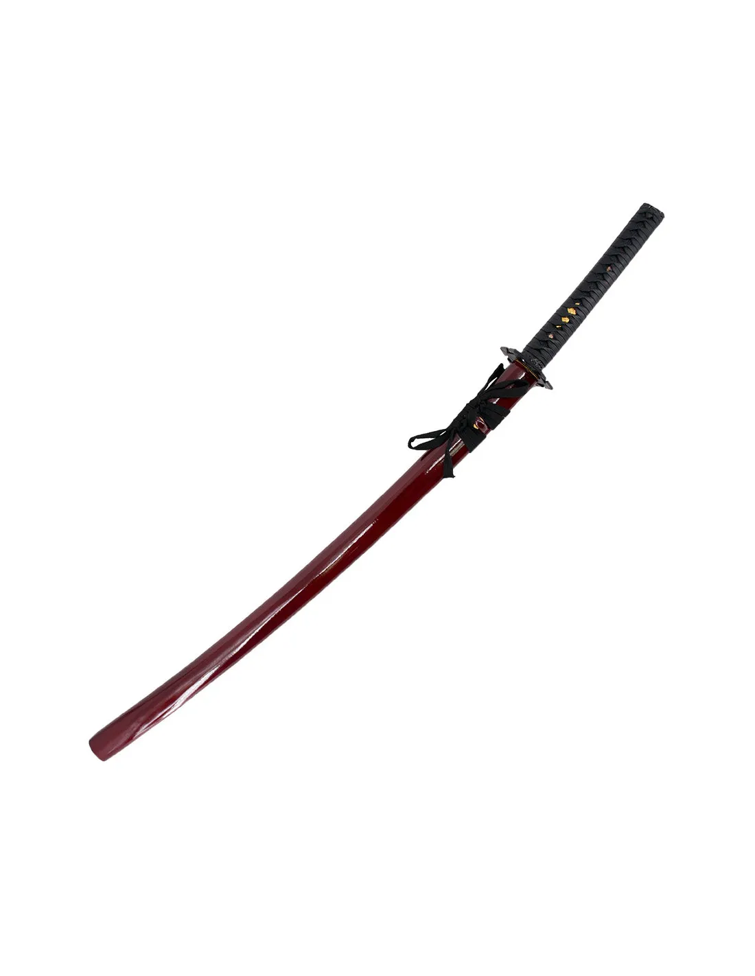 Katana de práctica básica color rojo con caja