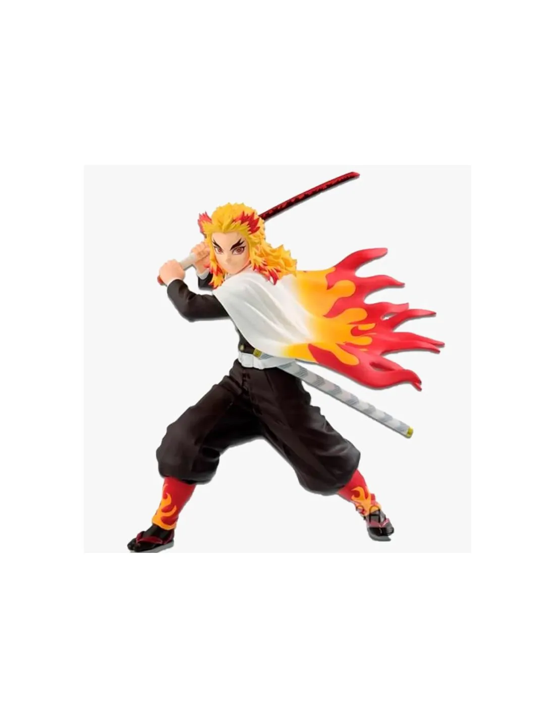 Katana fuego de Rengoku Kyojuro de Kimetsu No Yaiba (97 cm.)