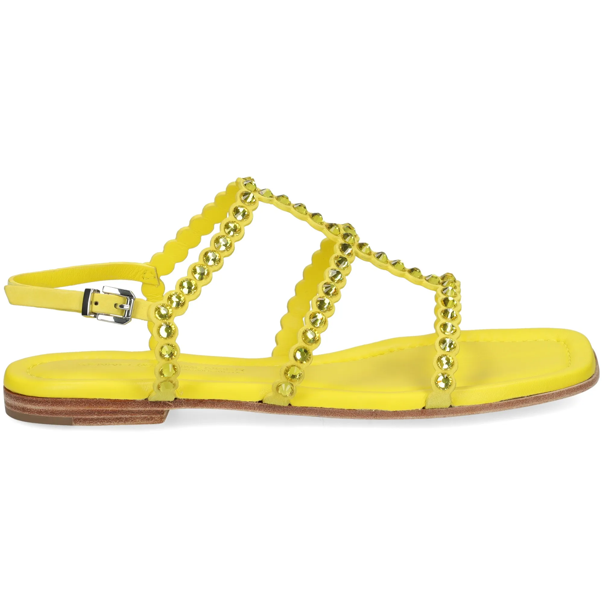 KENNEL & SCHMENGER Sandalias planas de Mujer 296 YELLOW