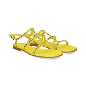 KENNEL & SCHMENGER Sandalias planas de Mujer 296 YELLOW