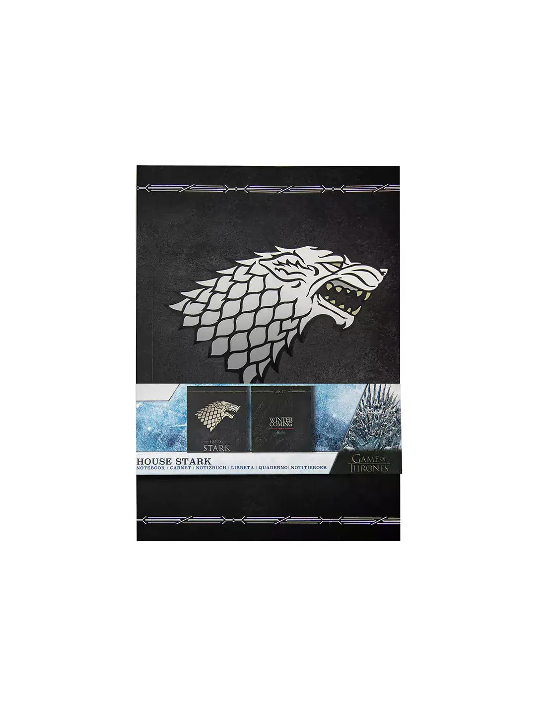 Libreta House Stark de Juego de Tronos (15x21 cm.)