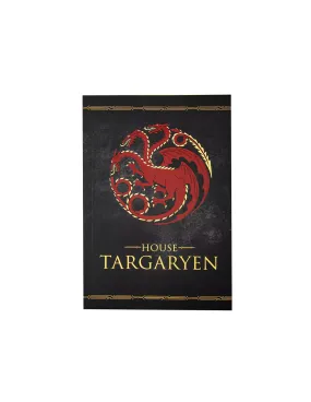 Libreta House Targaryen de Juego de Tronos (15x21 cm.)