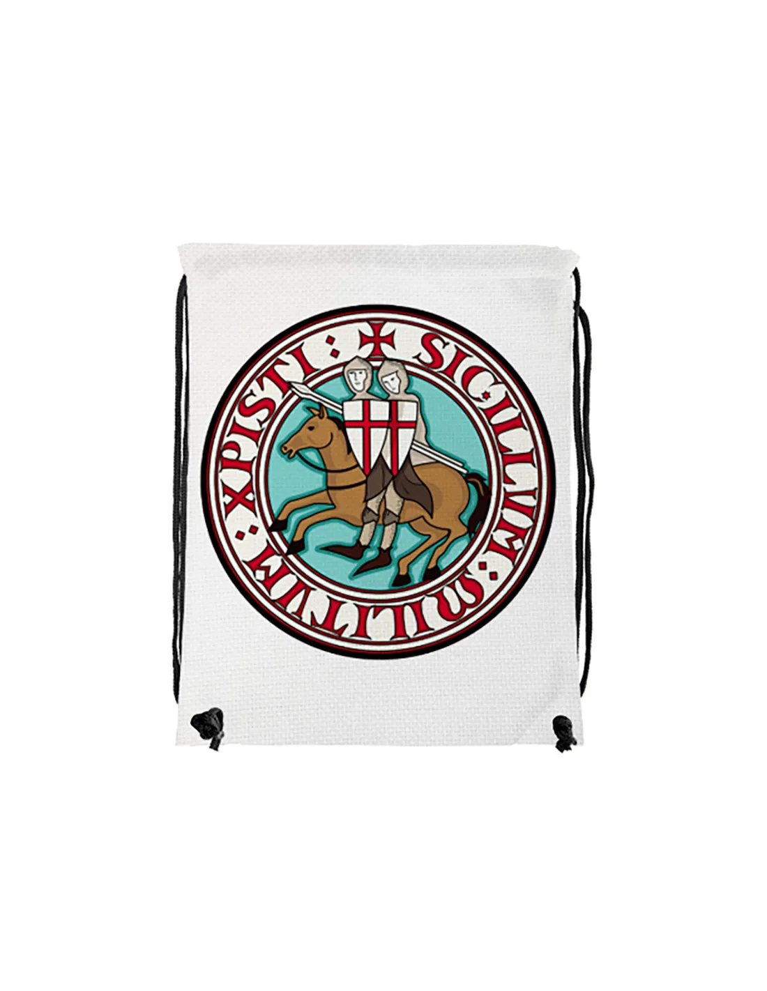 Mochila de cuerdas Caballeros Templarios (34x42 cms.)