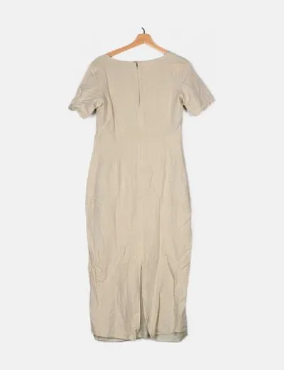 NIUCA Vestido beige largo