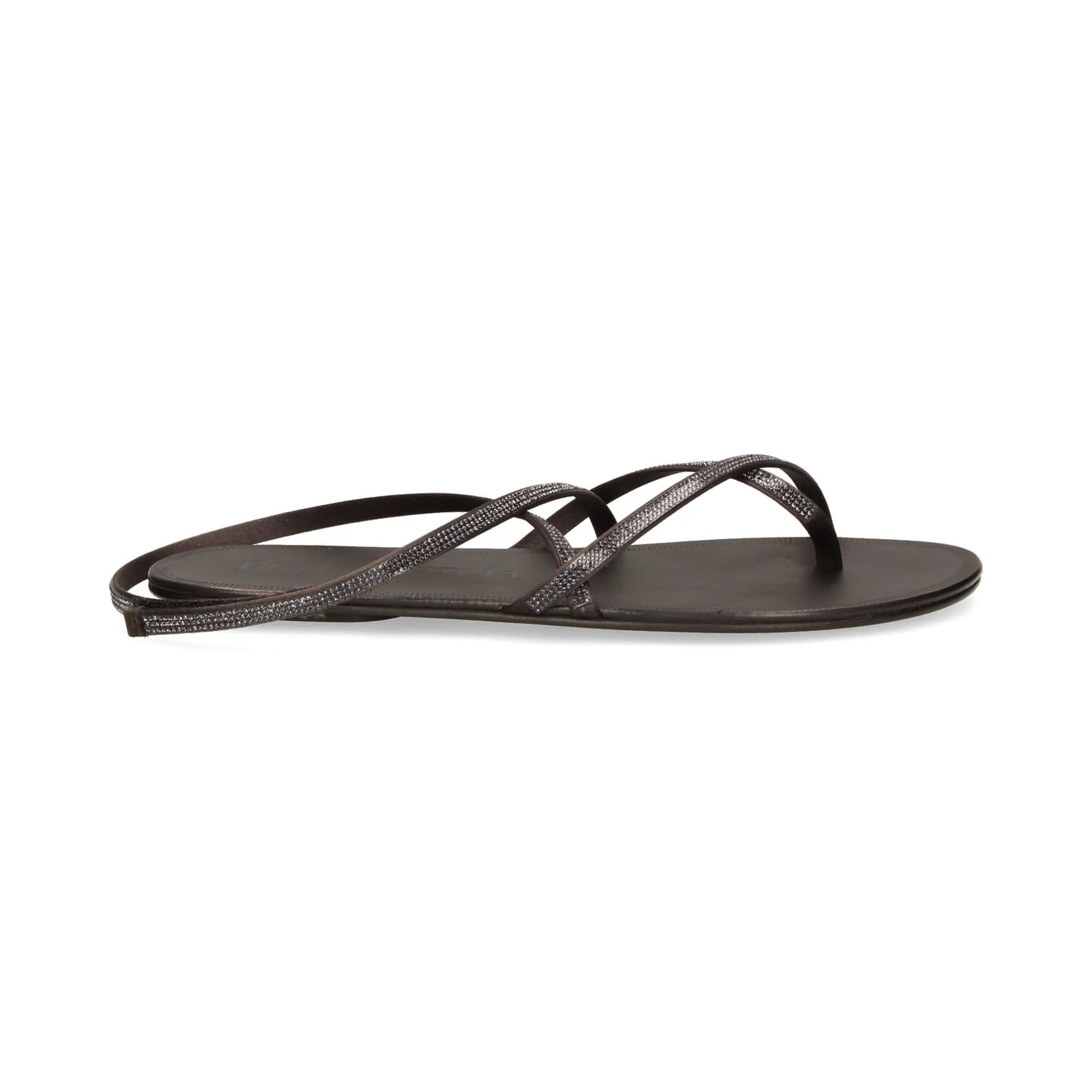 PEDRO GARCIA Sandalias planas de Mujer OFF BLACK