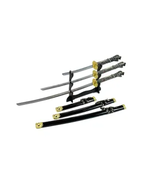 Set Katana, Wakizashi y Tanto de Duncan Macleod Los Inmortales