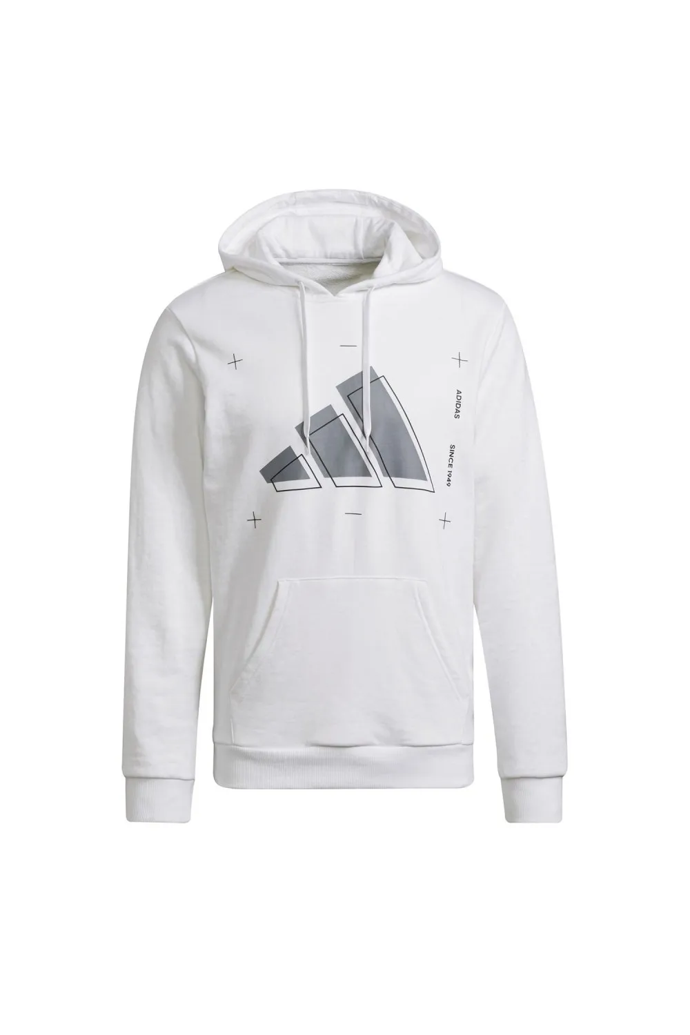 sudadera adidas 3bar gris-blanco gu3630