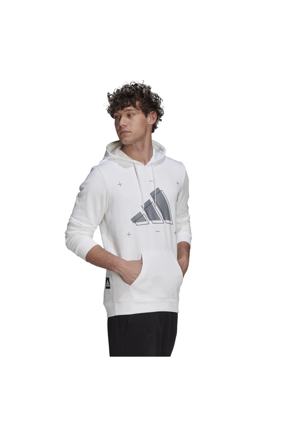 sudadera adidas 3bar gris-blanco gu3630