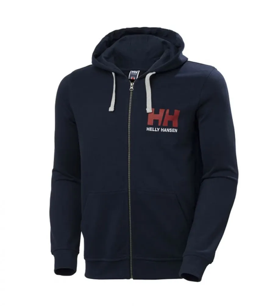 Sudadera HH Logo Full Zip marino