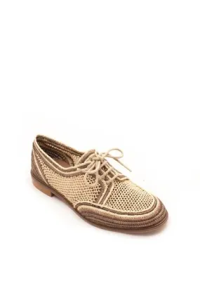 zapato pedro miralles crochet marron