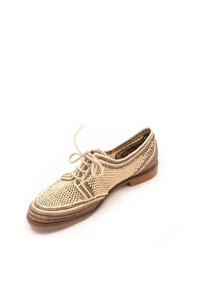 zapato pedro miralles crochet marron